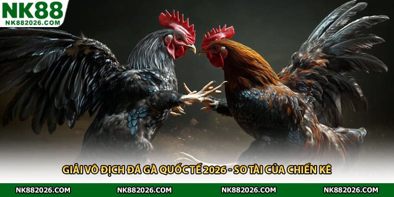 Giải Vô Địch Đá Gà Quốc Tế 2026 - So Tài Của Chiến Kê